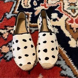 DALMATIAN calf-hair printed Soludos espadrilles sz 7 (LIKE NEW)